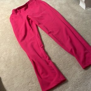 Shein Hot Pink Work Pants-joggers